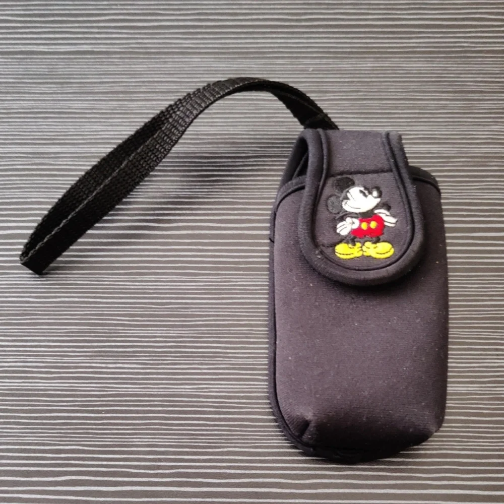 Disney Black Holster with Mickey Mouse Embroidery